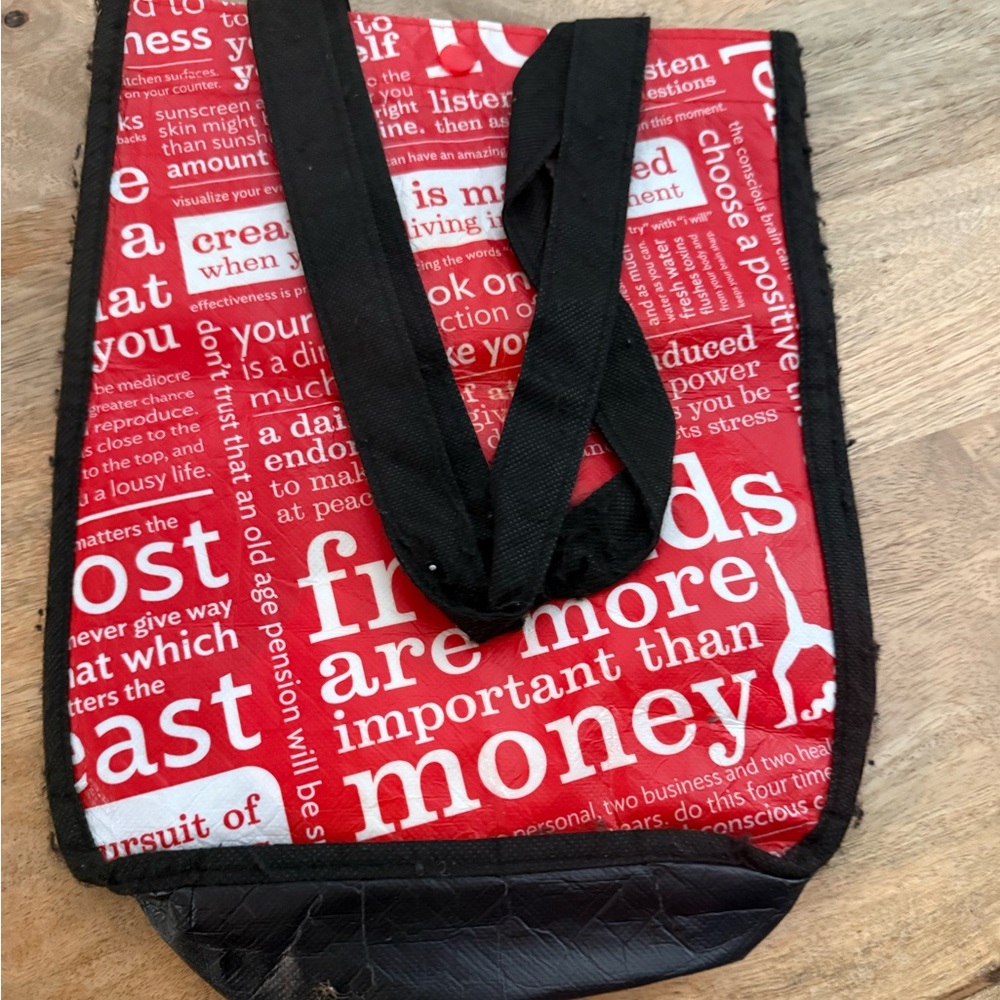 lululemon athletica Red Tote Bag, small